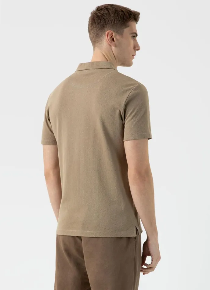 SUNSPEL Polo Shirts Riviera Polo Shirt Dark Stone 8211 Men