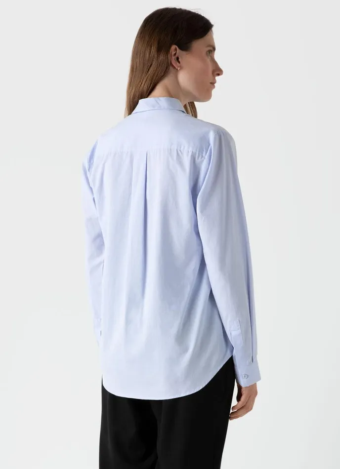 SUNSPEL Shirts and Blouses Cotton Shirt Blue 8211 Women
