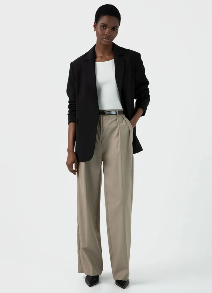SUNSPEL Tshirts and Tops Scoop Back Top Ecru 8211 Women