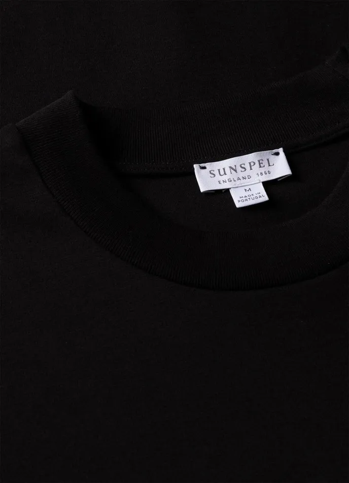 SUNSPEL Tshirts Relaxed Fit Heavyweight Tshirt Black 8211 Men