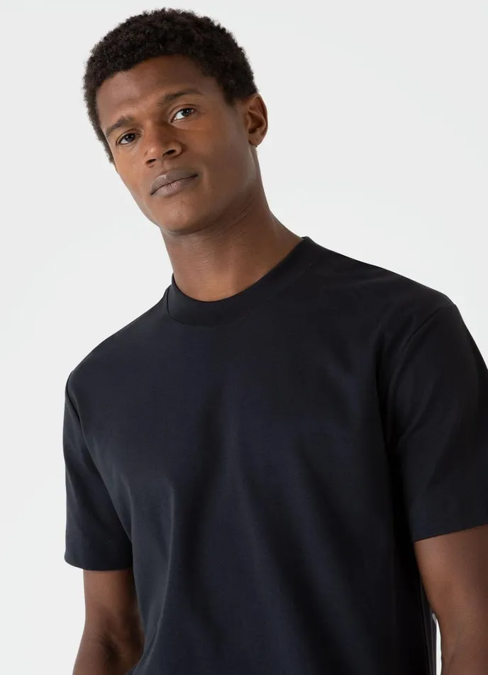 SUNSPEL Tshirts Relaxed Fit Heavyweight Tshirt Black 8211 Men