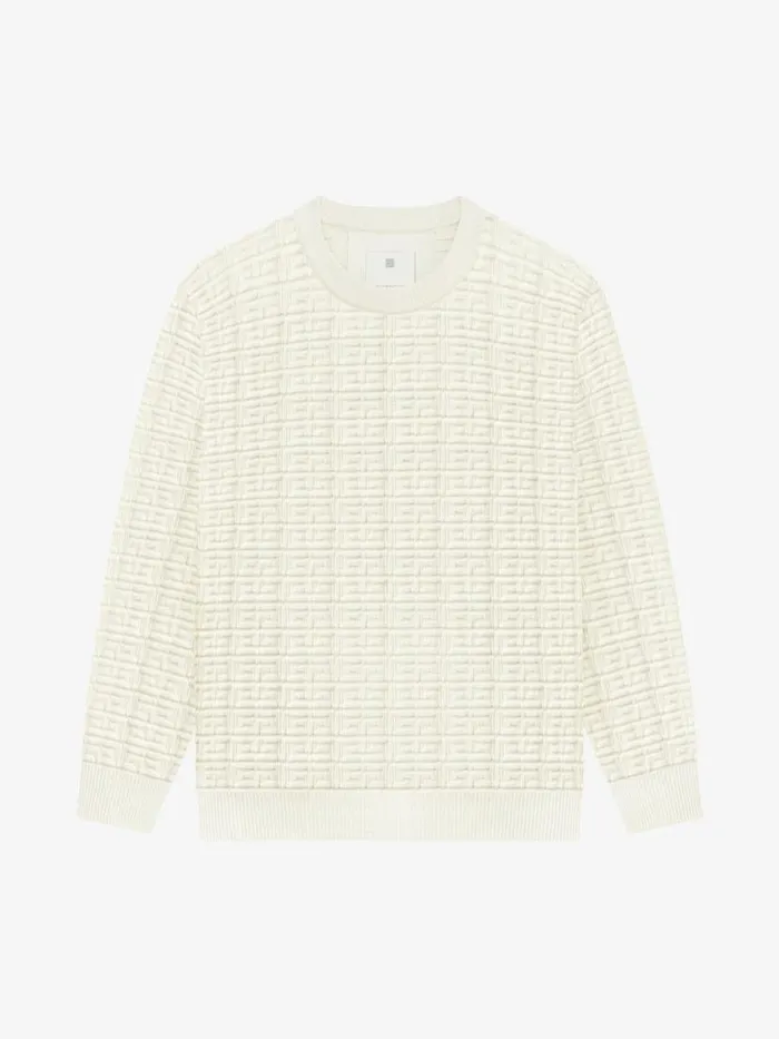 Sweater In 4g Wool Cream Men Givenchy Sweaters