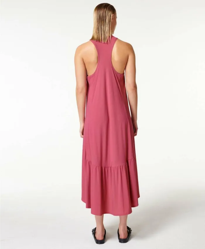 Sweaty Betty Explorer Ace Midi Dress Adventure Pink Clothing