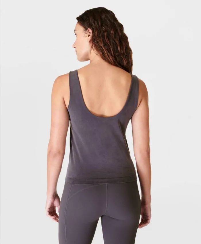 Sweaty Betty Softly Seamless Tank Urban Grey Clothing Tank Tops