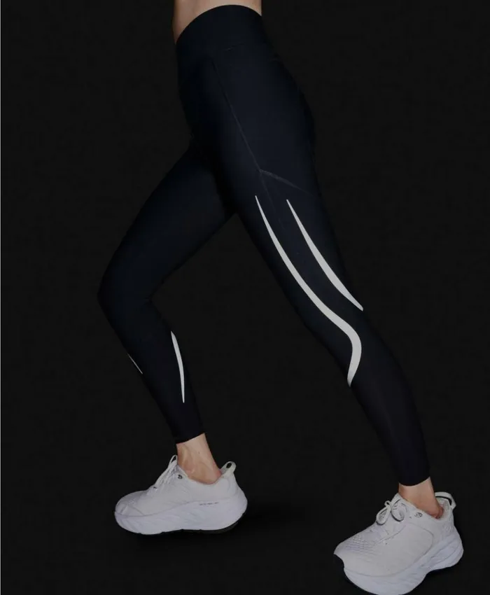 Sweaty Betty Zero Gravity 78 Illuminate Running Leggings Black Clothing 78 Length