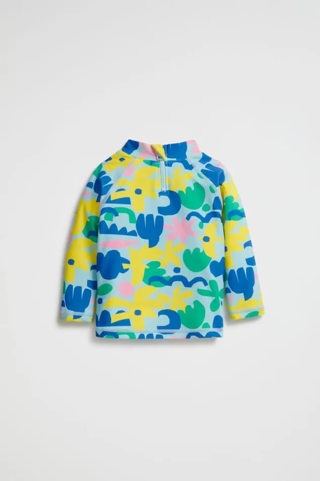 Swimwear Baby Seed Heritage Shapes Print Rashvest Ocean Blue