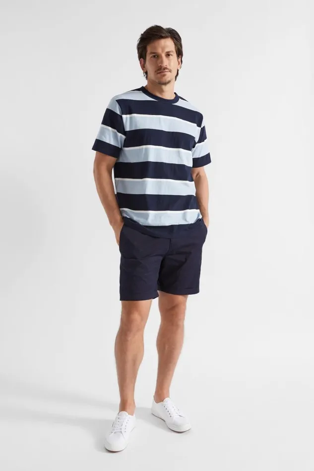 TShirts and Sweaters Man Seed Heritage Classic Stripe Tee Midnight Stripe