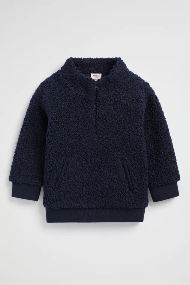 TShirts and Tops Baby Seed Heritage Teddy Sweat Midnight Blue