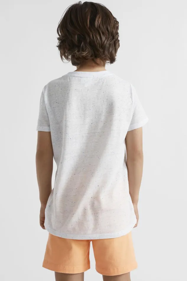 TShirts and Tops Boy Seed Heritage Dino Tee Marine Speckle