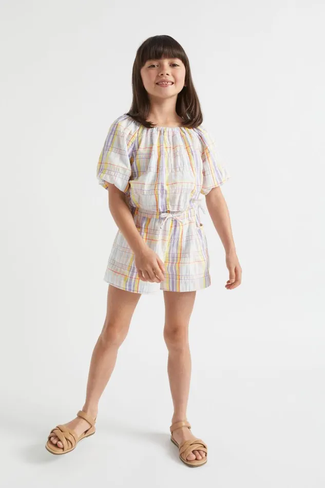 TShirts and Tops Girl Seed Heritage Multi Check Top Multi