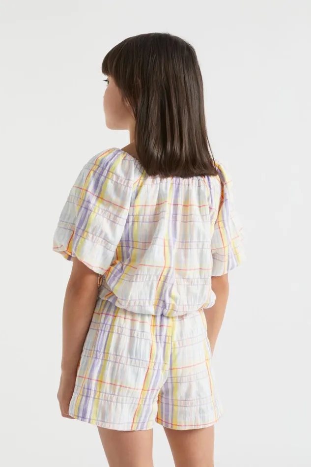 TShirts and Tops Girl Seed Heritage Multi Check Top Multi