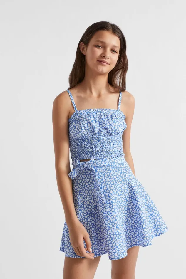 TShirts and Tops Teen Girl Seed Heritage Ditsy Cami Azure Blue