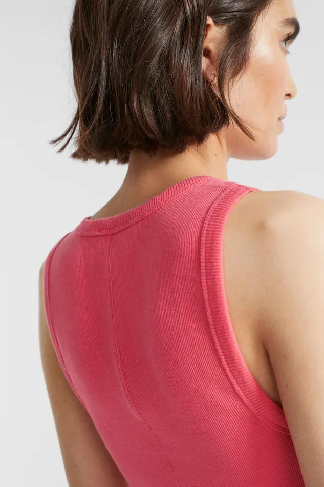 TShirts and Tops Woman Seed Heritage Core Rib Singlet Wild Berry