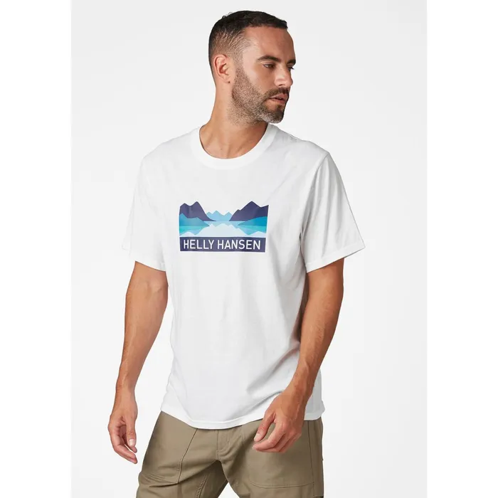 TShirts Men Helly Hansen NORD GRAPHIC TSHIRT 001 White
