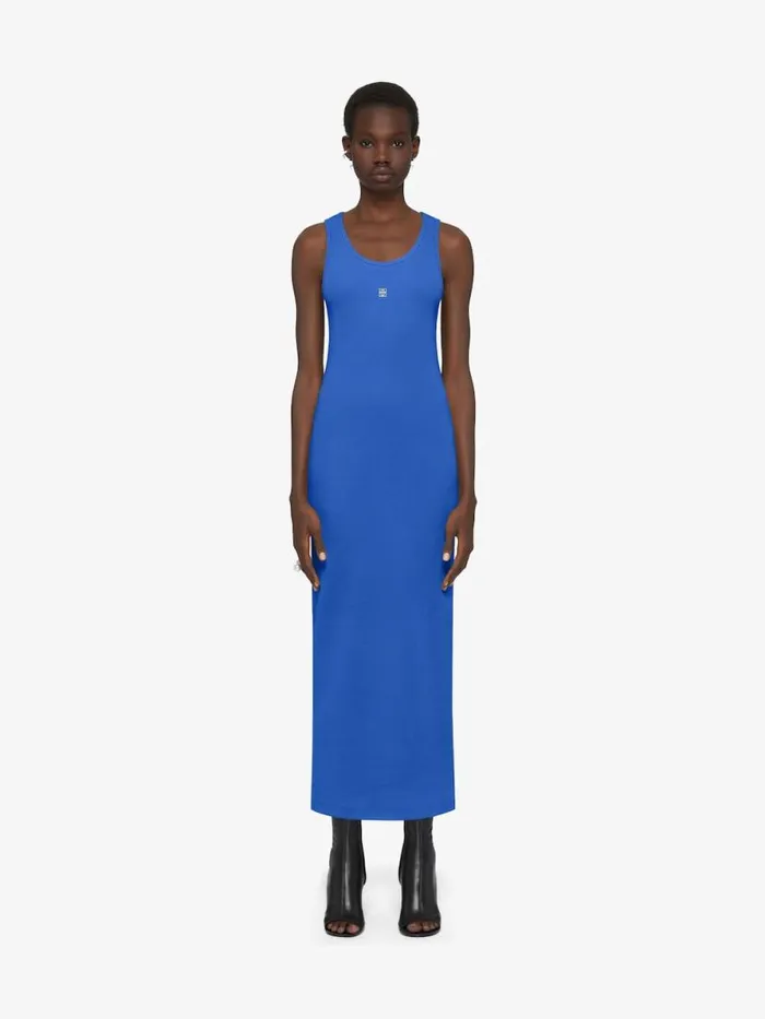 Tank Dress In Knit Iris Purple Women Givenchy Dresses