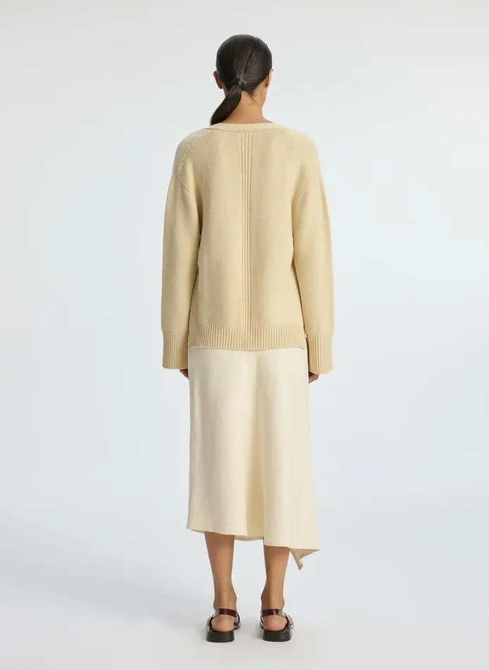 Tees and Tanks Women ALC Elliott Cashmere Sweater Latte