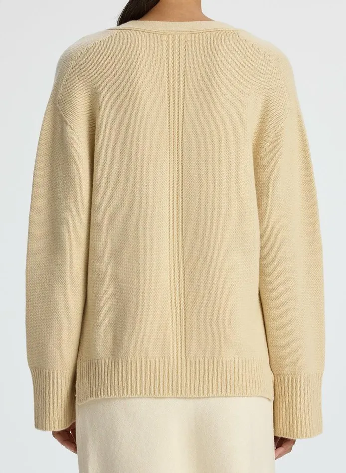 Tees and Tanks Women ALC Elliott Cashmere Sweater Latte