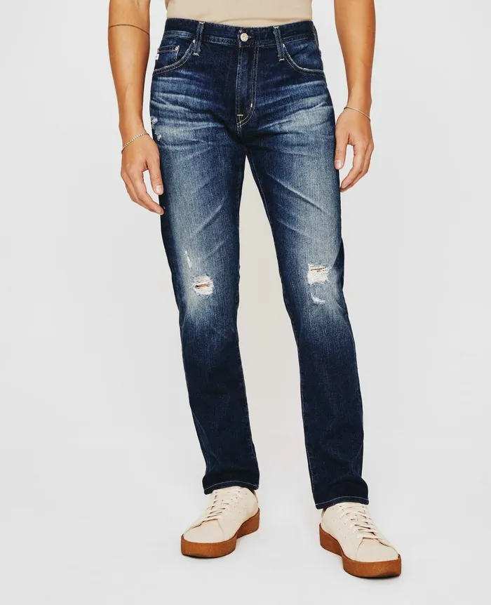 Tellis 9 Years Solar Ray Destructed Men AG Jeans Denim