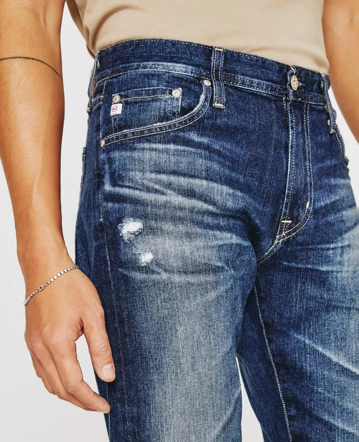 Tellis 9 Years Solar Ray Destructed Men AG Jeans Denim