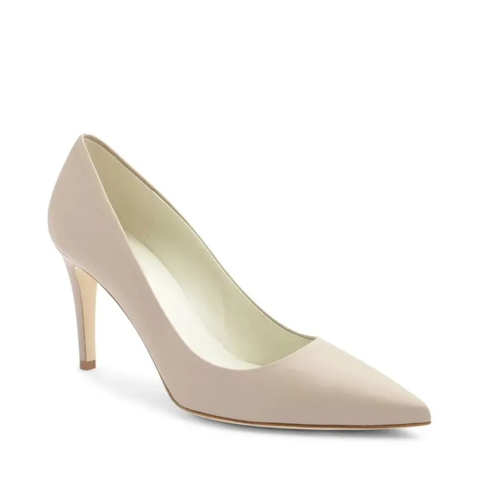 Telma Leather PointedToe PumpNatural Women Bruno Magli Pumps