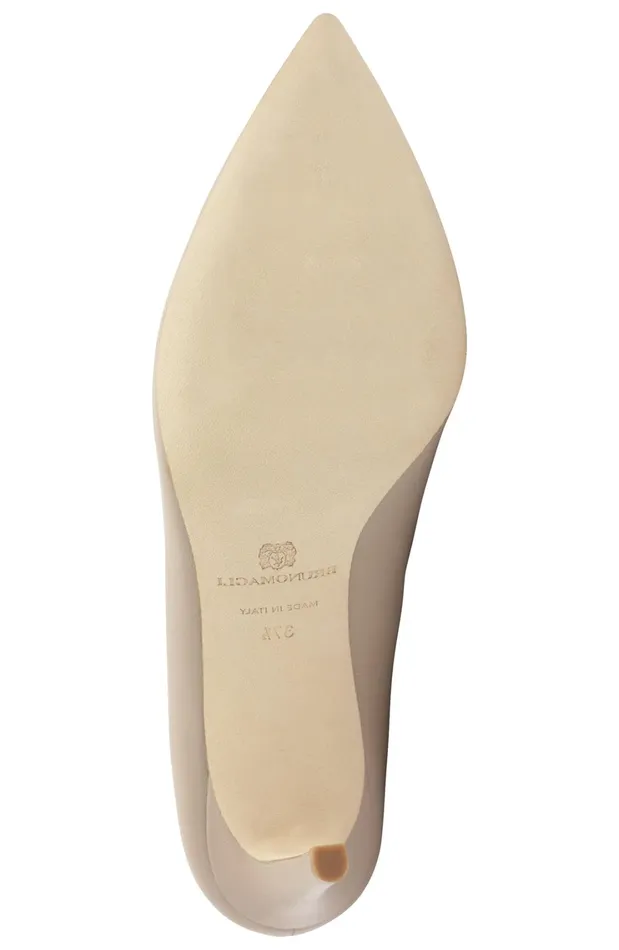 Telma Leather PointedToe PumpNatural Women Bruno Magli Pumps