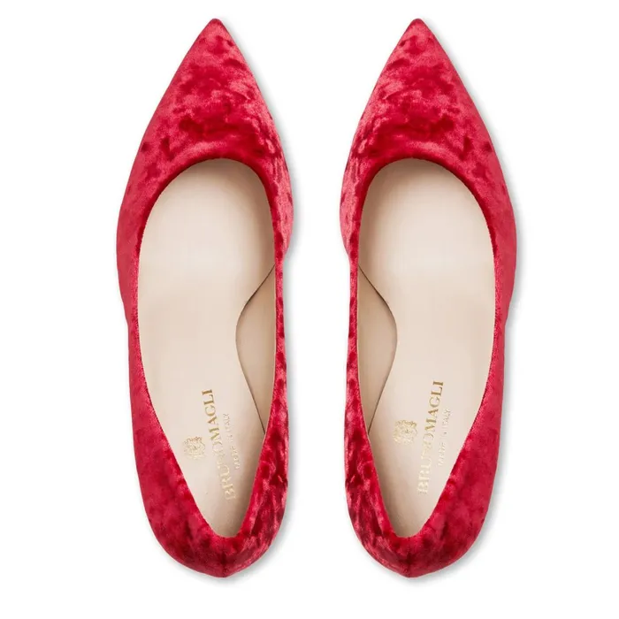 Telma Pointed Toe Pump Red Velvet Women Bruno Magli Pumps Telma Pointed Toe Pump Red Velvet Women Bruno Magli Pumps