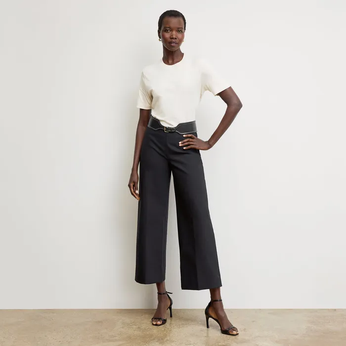 The Leslie TShirt 8211 Organic Pima Cotton Ivory Women Tops M M LaFleur