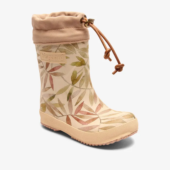 Thermo boots thermo beige leaves Beige 8211 bisgaardshoes KIDS