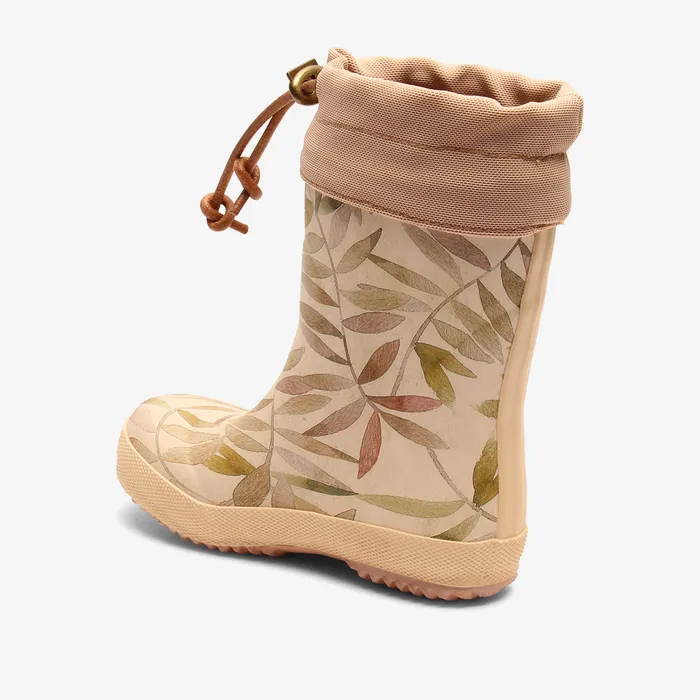 Thermo boots thermo beige leaves Beige 8211 bisgaardshoes KIDS
