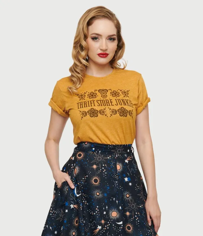 Thrift Store Junkie Unisex Graphic Tee Clothing Unique Vintage Graphic Tees