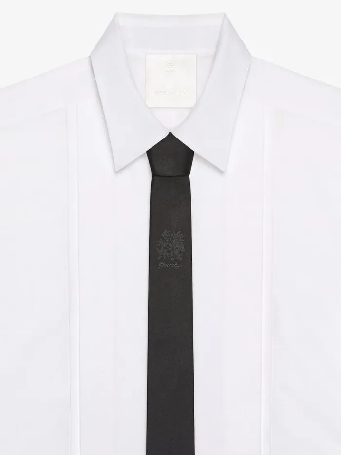 Tie In Silk Black Men Givenchy Scarves and Ties