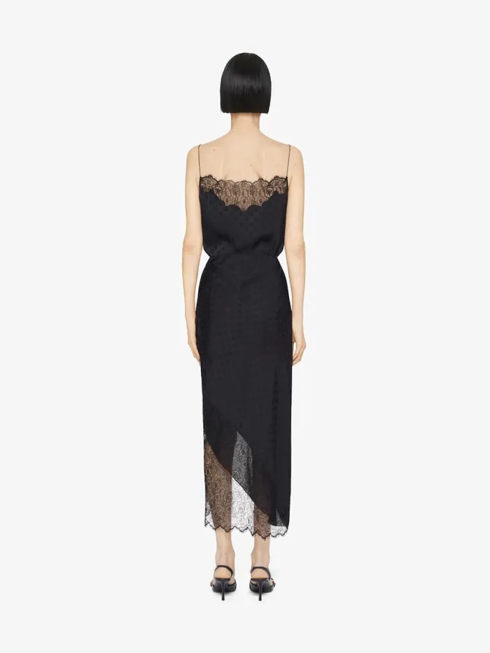 Top In Polka Dots Jacquard And Lace Black Women Givenchy Tops and Shirts
