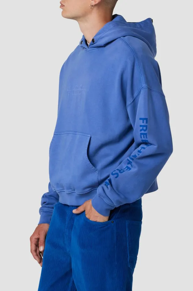 Tops and Sweaters Men Hudson Jeans Crop Hoodie Deep Royal