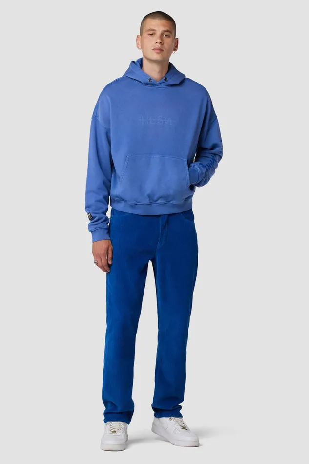 Tops and Sweaters Men Hudson Jeans Crop Hoodie Deep Royal