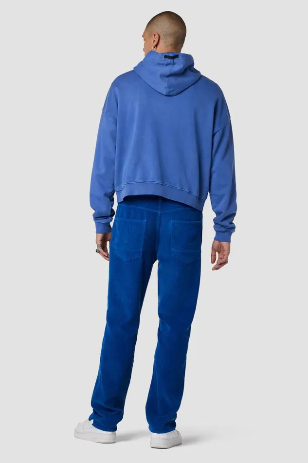 Tops and Sweaters Men Hudson Jeans Crop Hoodie Deep Royal