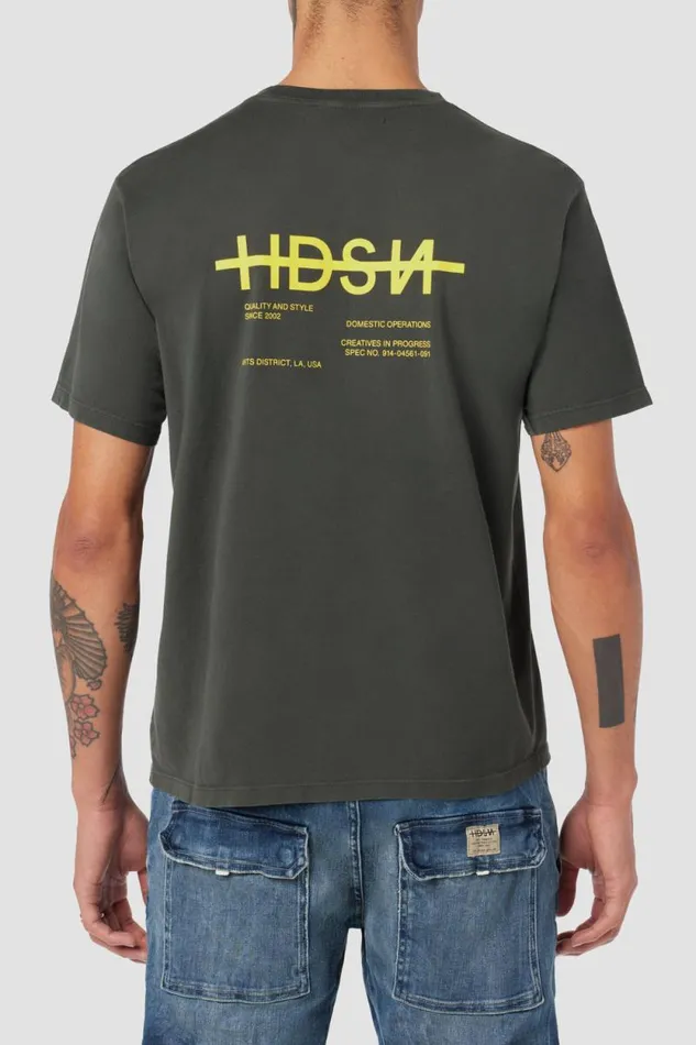 Tops and Sweaters Men Hudson Jeans Vintage Tee Night Stamp