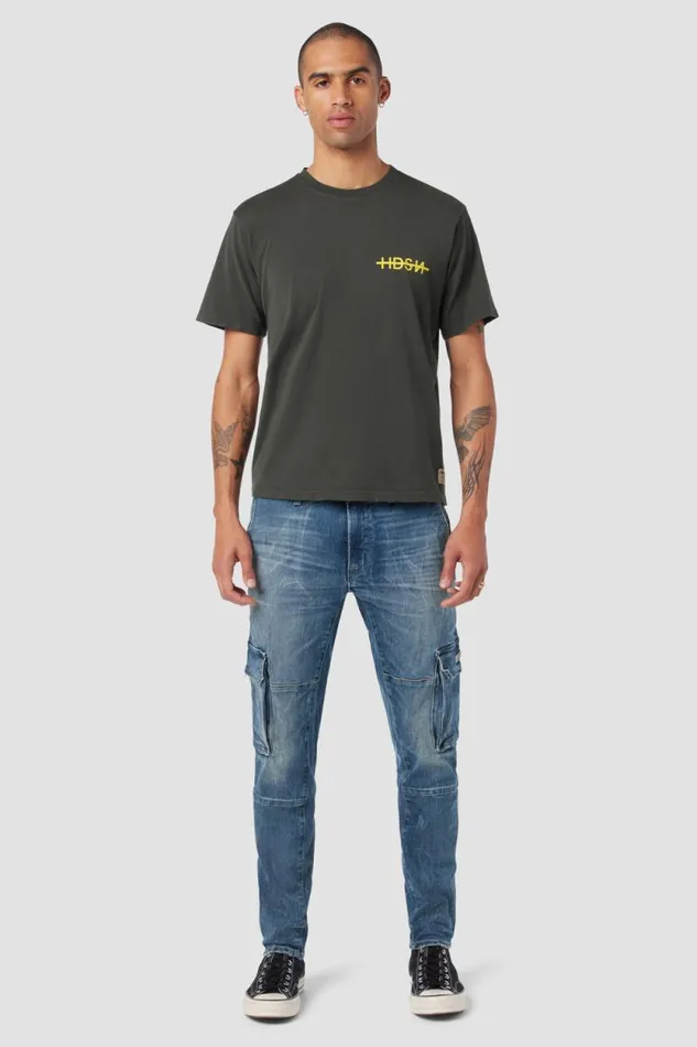 Tops and Sweaters Men Hudson Jeans Vintage Tee Night Stamp