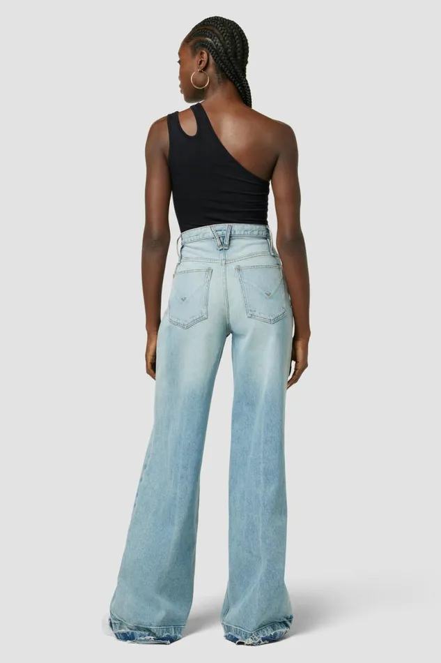 Tops and Sweaters Women Hudson Jeans Hudson X Zoe Costello Asymmetrical Bodysuit Black