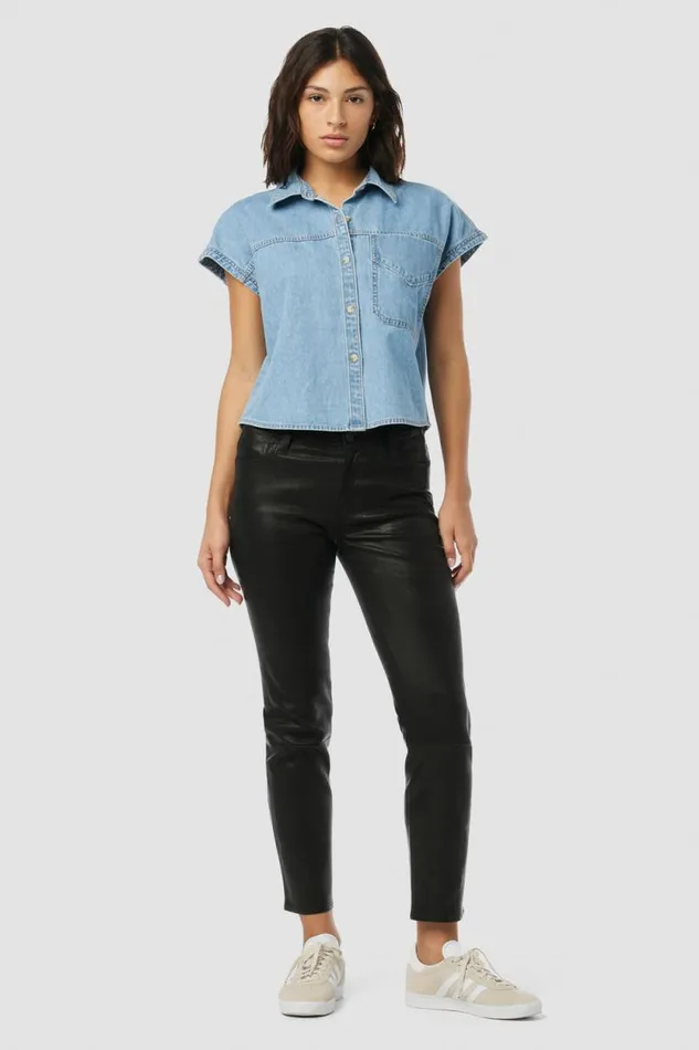 Tops and Sweaters Women Hudson Jeans Sleeveless Camp Shirt First Class