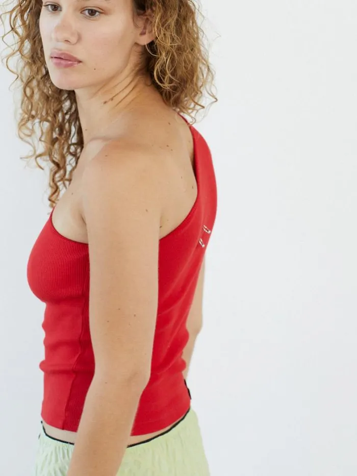 Tops Shop Lisa Says Gah Asymetrical Rib Tank