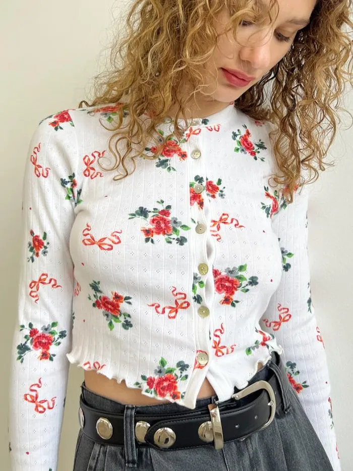 Tops Shop Lisa Says Gah Poppy Cardi