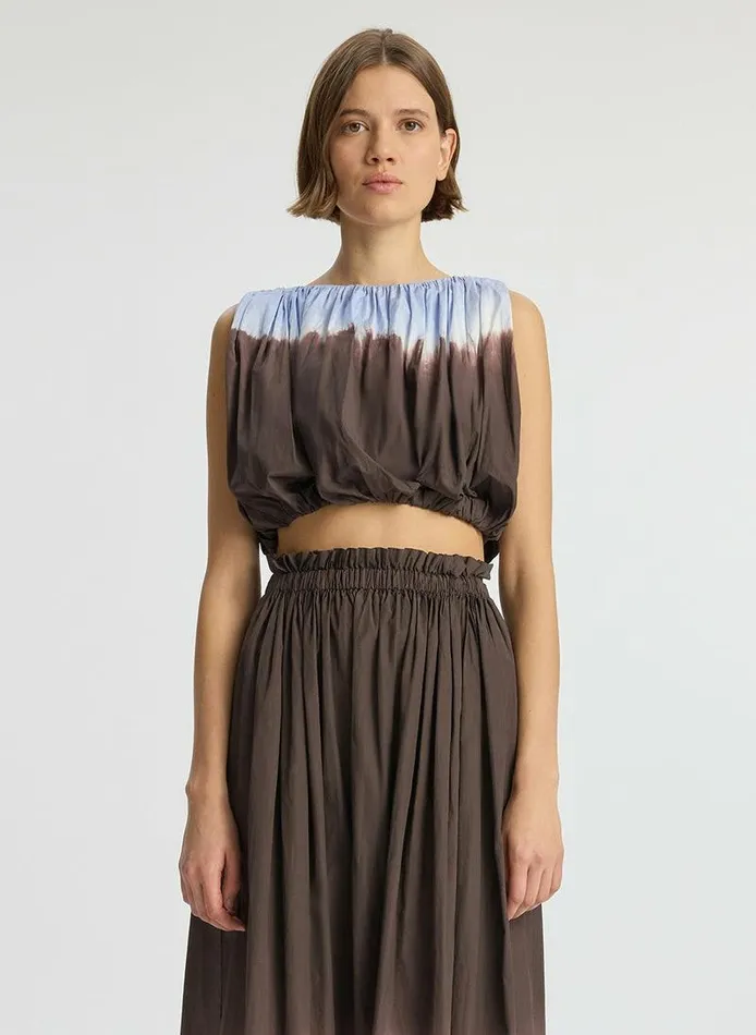 Tops Women ALC Nell Cropped Dip Dye Top Sky Bluefudge