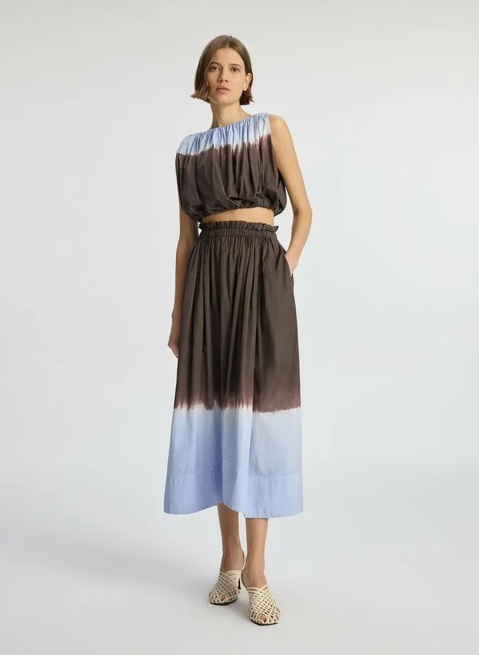 Tops Women ALC Nell Cropped Dip Dye Top Sky Bluefudge