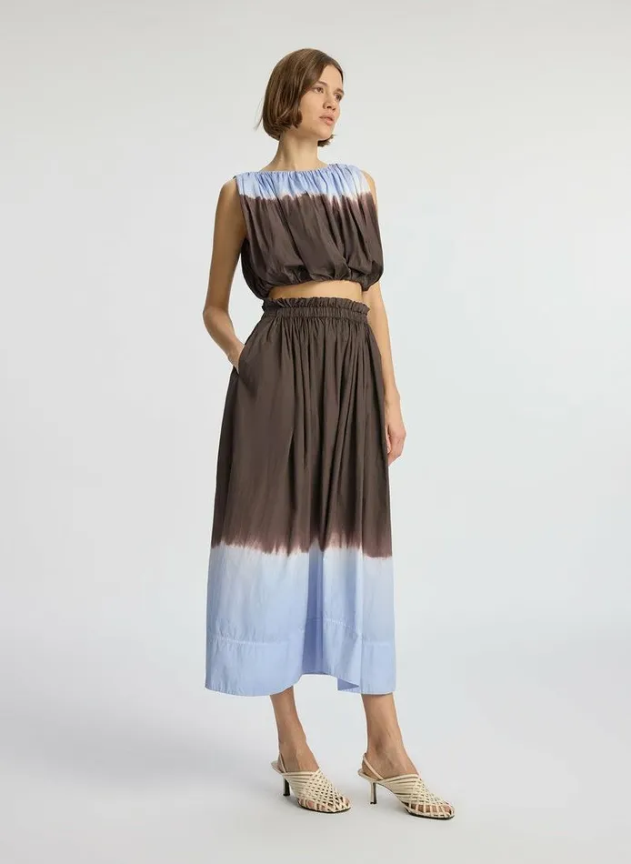 Tops Women ALC Nell Cropped Dip Dye Top Sky Bluefudge
