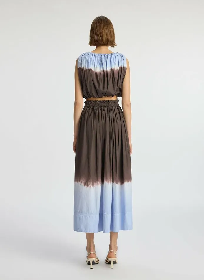 Tops Women ALC Nell Cropped Dip Dye Top Sky Bluefudge