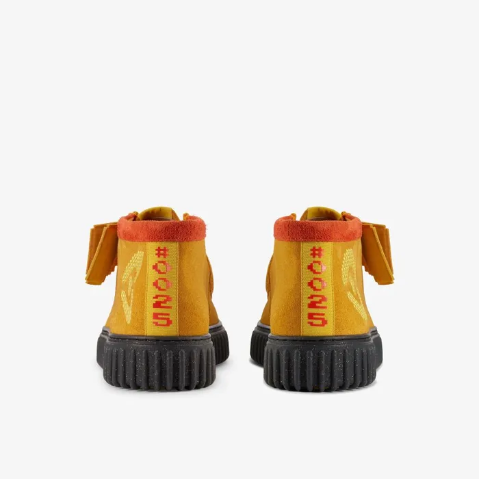 Torhill Explore X Pokmon Yellow Suede WomenMen Clarks Boots and Booties
