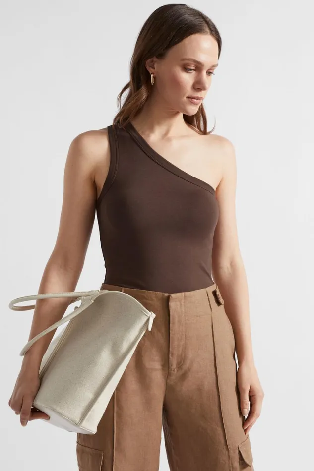 Tote Bags Woman Seed Heritage Canvas Tote Stone
