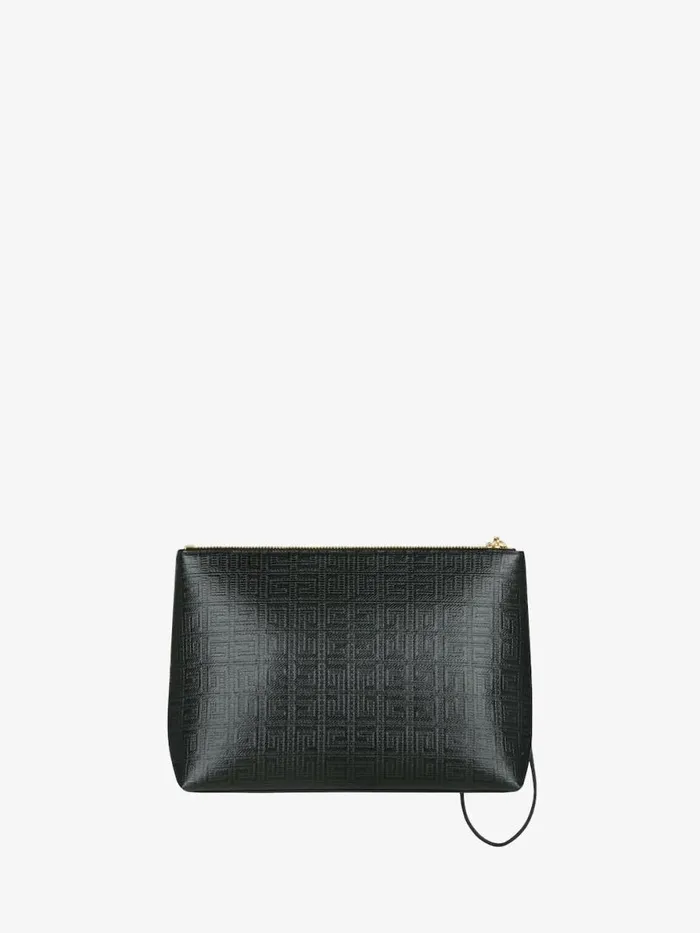 Travel Pouch In 4g Coated Canvas Black Women Givenchy Wallets and Card Holders