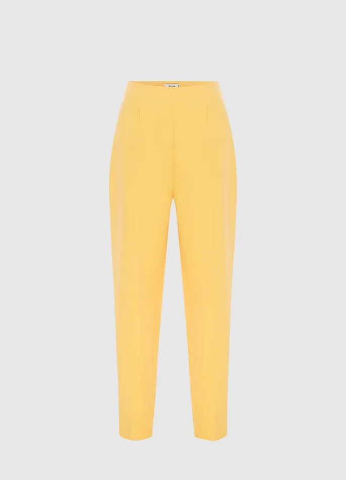 Two Piece Sets Women LEO LIN Harriet Straight Leg Pants 8211 Canary