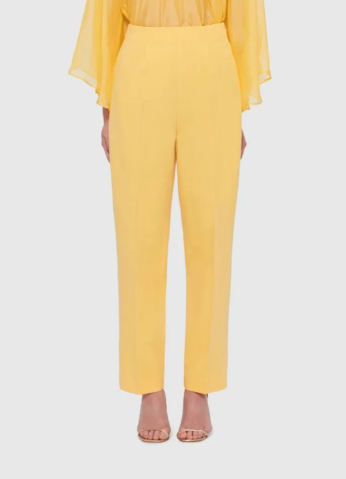 Two Piece Sets Women LEO LIN Harriet Straight Leg Pants 8211 Canary